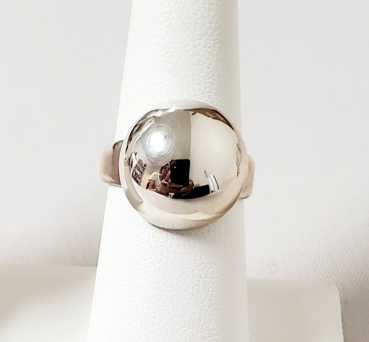 435 Small Plain Dome Ring