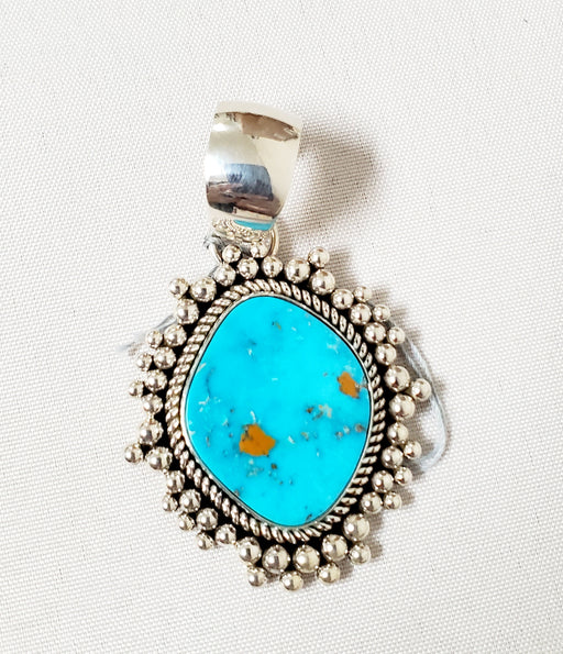 Photo of Morenci Turquoise Pendant  by Artie Yellowhorse