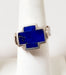 Photo of Lapis or plain silver flip Ring by Christin Wolf