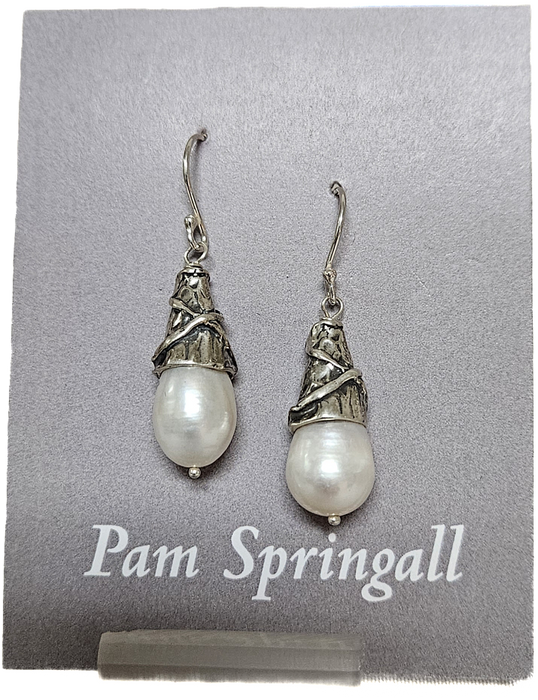 Photo of Pearl earring by Pam Springall