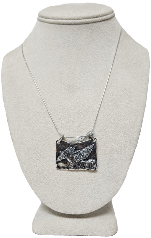 Photo of silver pendant by Pam Springall