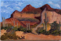 Photo of Desert Landscape painting by Lil Leclerc