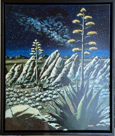 Photo of Bert Mayse Cactus Painting