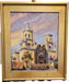Photo of painting of San Xavier Mission by Lil Leclerc