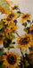 Photo of collage on canvas of sunflowers by Michaelin Otis