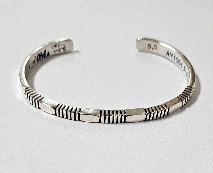 Photo of Narrow Silver Cuff by JNez