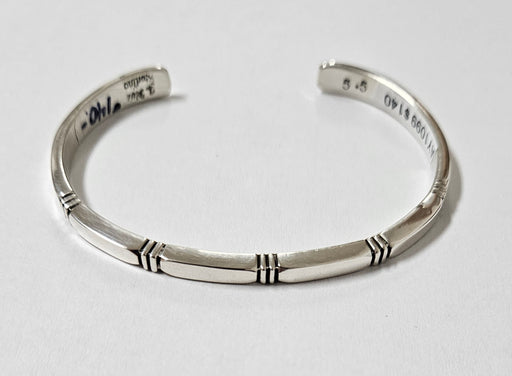 Photo of Narrow Silver Cuff by JNez