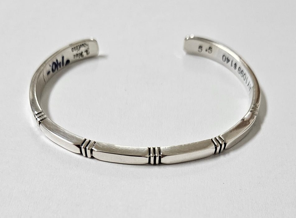 Photo of Narrow Silver Cuff by JNez