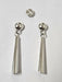 Photo of silver earring by Artie yellowhorse