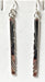 Photo of silver earring by Artie Yellowhorse