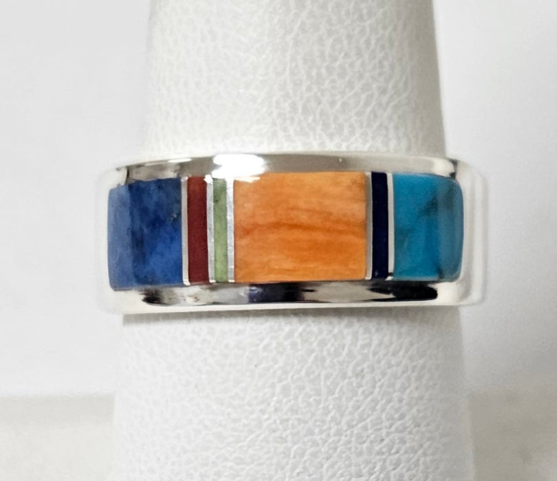 WM172 Mixed Stones Woman's Ring by Wayne Muskett