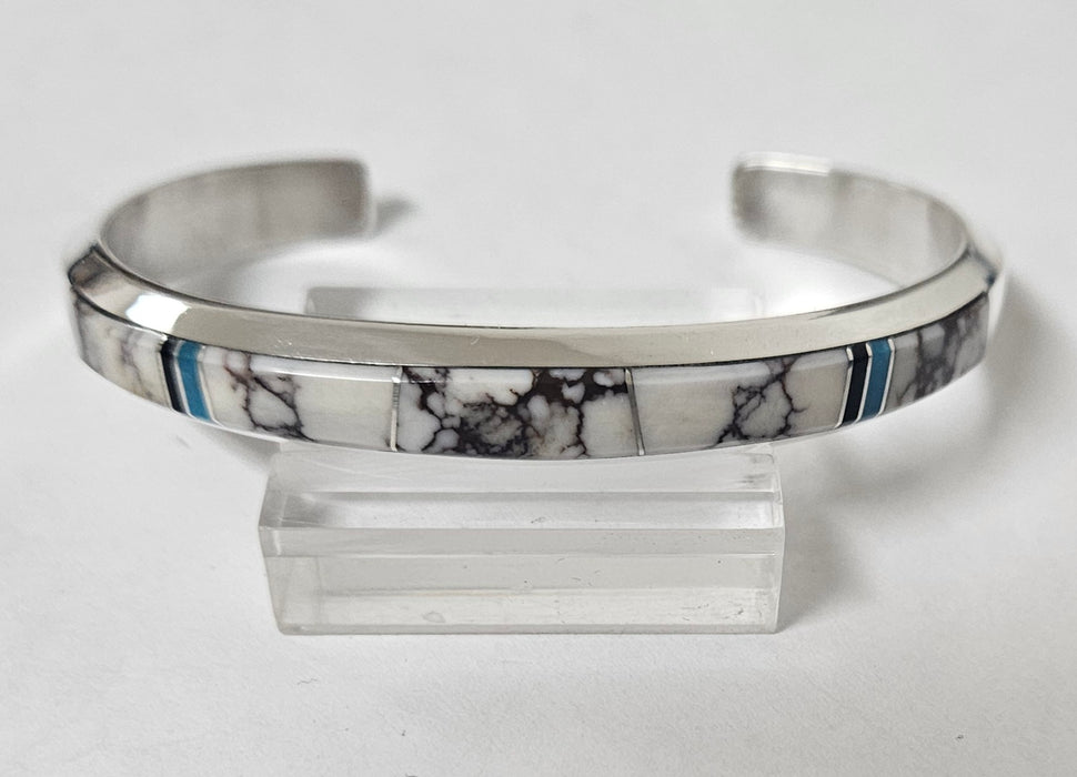 Photo of inlay jewelry by Wayne Muskett