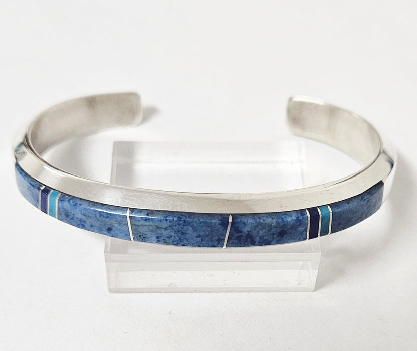 Photo of inlay bracelet by Wayne Muskett