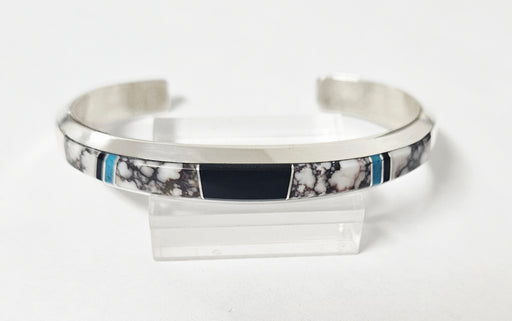 Photo of inlay bracelet by Wayne Muskett