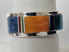 Silver and inlay stone ring by Wayne Muskett