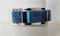 Silver and inlay stone ring by Wayne Muskett