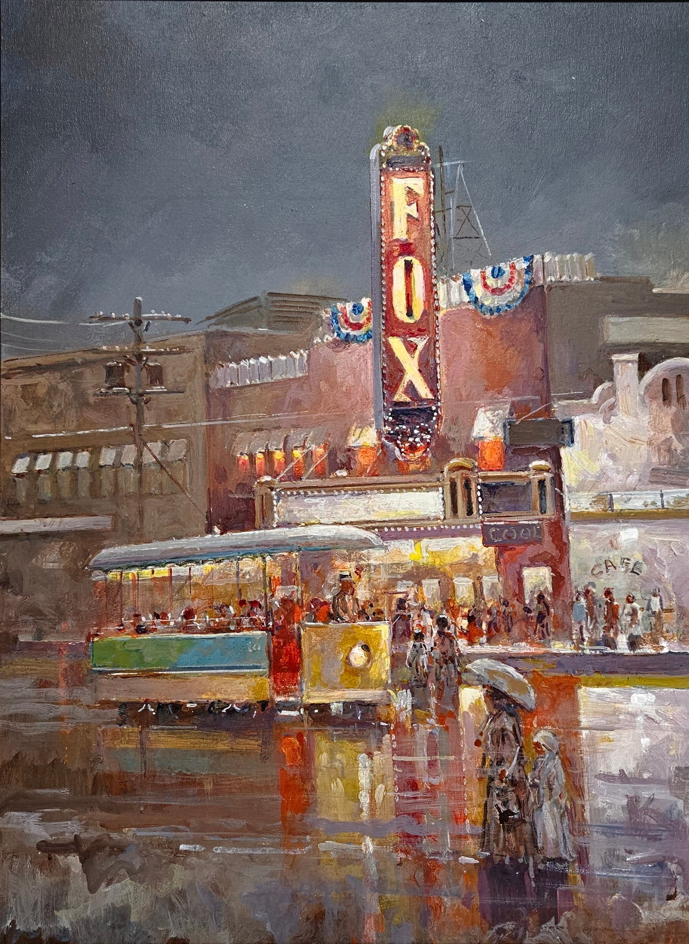 Photo of painting by Santos Barbosa