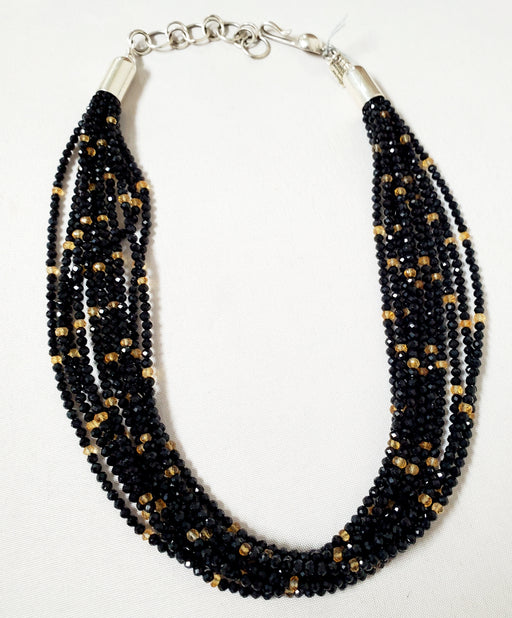 Photo of 10 Strand Onyx and Citrine Necklace by Artie Yellowhorse