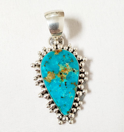 Photo of Mineral Park Turquoise Pendant  by Artie Yellowhorse