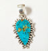 Photo of Mineral Park Turquoise Pendant  by Artie Yellowhorse