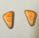 Photo of Orange Spiny Oyster Shell Post Earring by Artie Yellowhorse