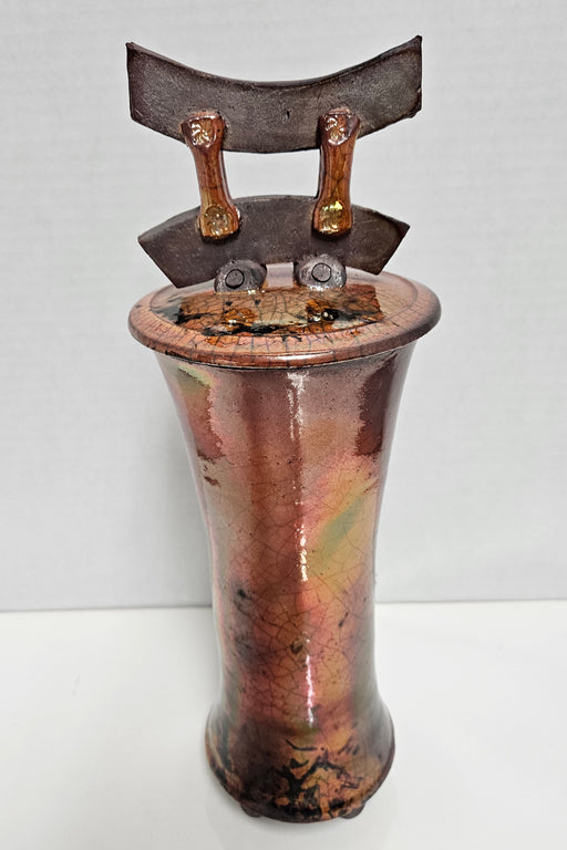 Photo of Raku Vase by Bob Smith