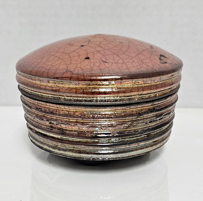 Photo of Raku Pot by Bob Smith