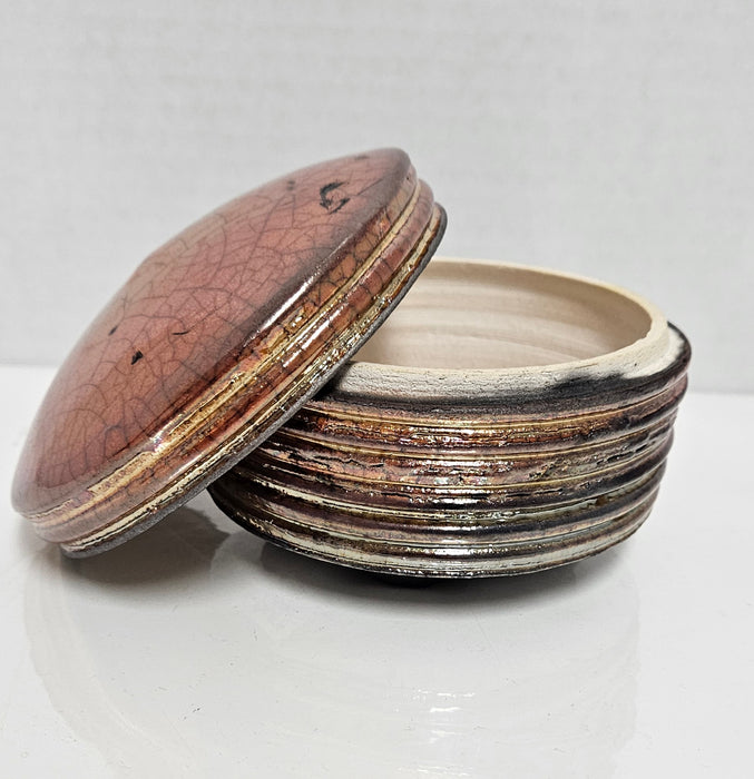 Photo of Raku Pot by Bob Smith