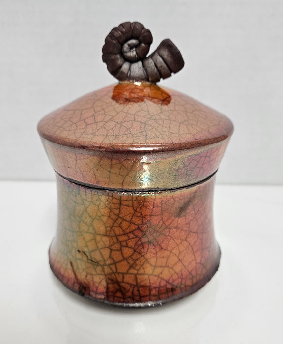 Photo of Raku Pot by Bob Smith