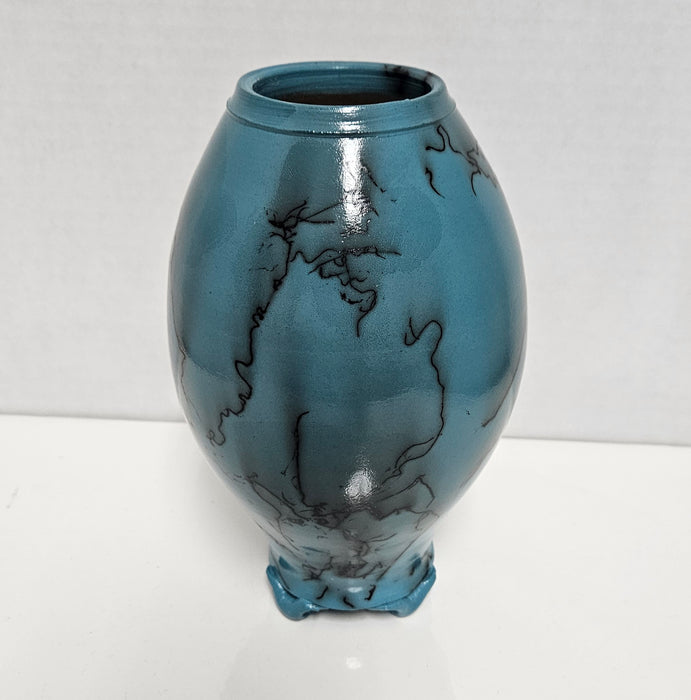 Photo of Raku Pot by Bob Smith