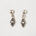 Photo of Diamond Shape silver bead earring