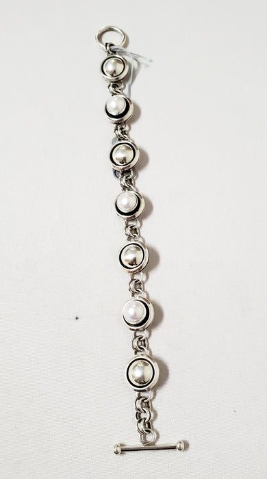 Photo of Pearl Shadowbox Link Bracelet by Artie Yellowhorse