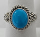 Photo of Silver and Sleeping Beauty Turquoise Ring by Artie Yellowhorse