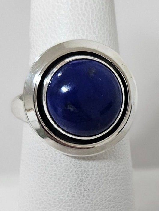 Photo of Silver and  Lapis Ring by Artie Yellowhorse
