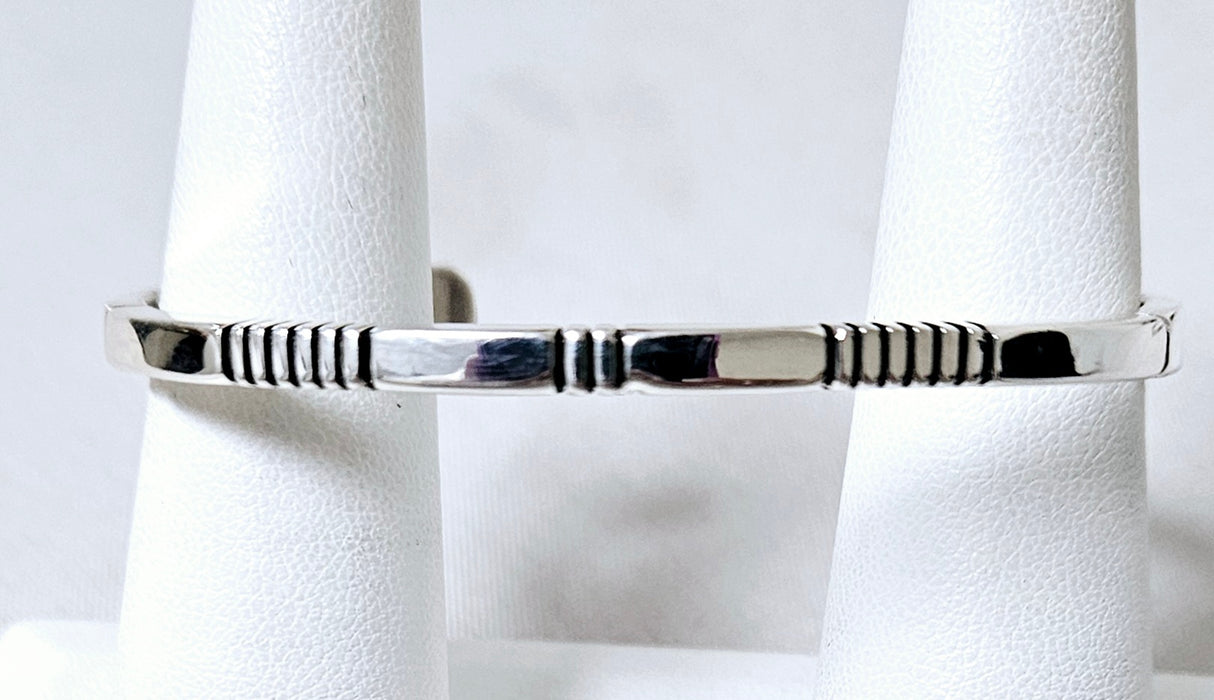 Photo of Silver bracelet by Artie Yellowhorse