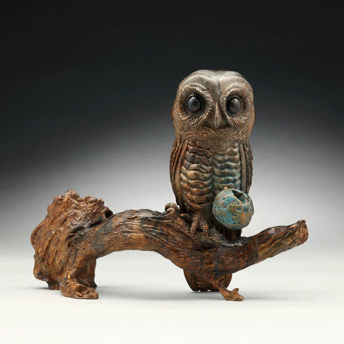 Photo of Bronze Owl Sculpture by Alex Alvis