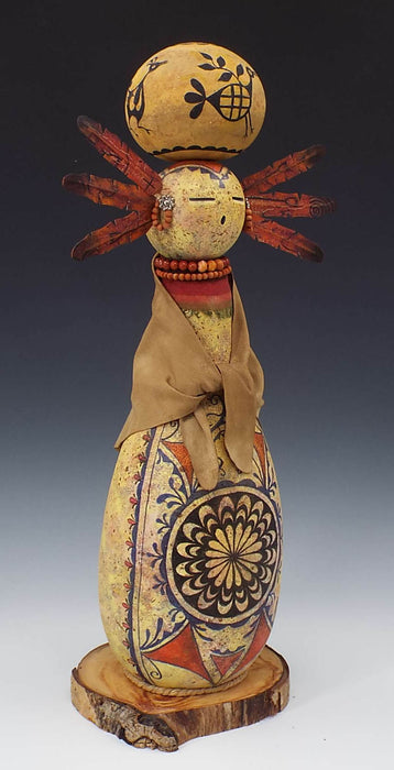 Gourd sculpture by Judy Richie