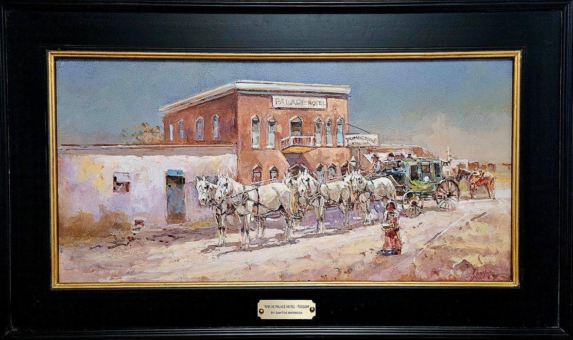 Photo of painting by Santos Barbosa