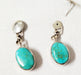 Photo of Reversible Turquoise and Black Jade Post Earring by Christin Wolf