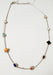 Photo of Silver bead chain with reversable inlay pieces Necklace by Christin Wolf