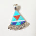 Photo of Mixed Opals, Turquoise and Silver Pendant  by Christin Wolf