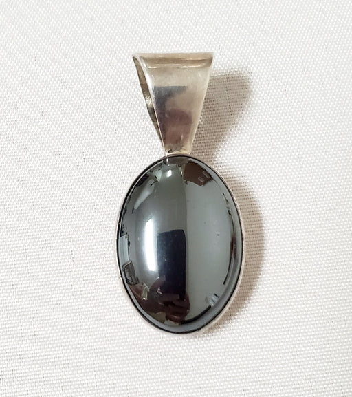 Photo of Hemitite and Silver Pendant  by Christin Wolf