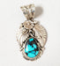 Photo of Blue Diamond Turquoise Pendant by Christin Wolf