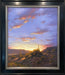 Photo of desert landscape painting by David Flitner