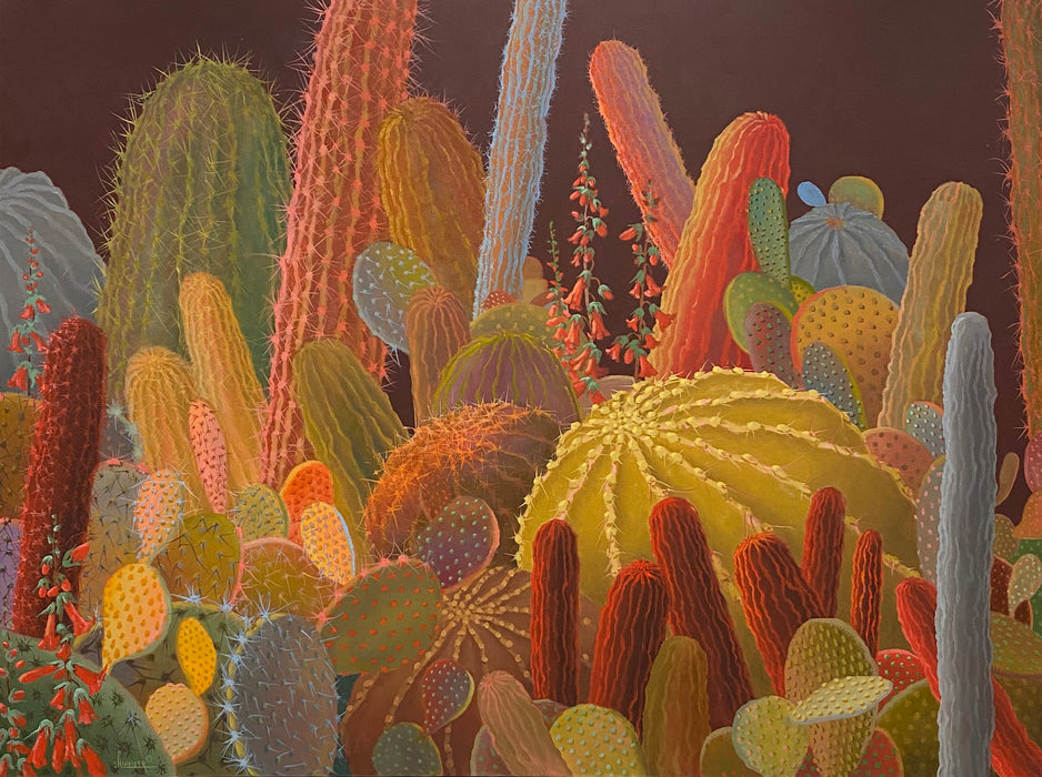 Photo of Cactus painting by Sharon Weiser