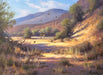 Photo of desert landscape painting by David Flitner