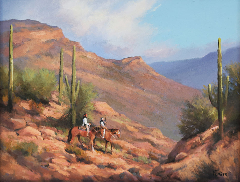 Photo of Desert Landscape oil painting by David Flitner