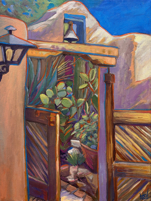 Photo of painting by Greg Heil