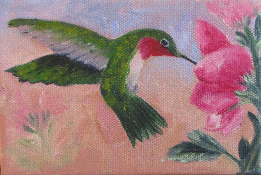Landscape oil painting by Lil Leclerc