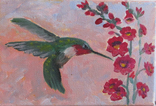 Landscape oil painting by Lil Leclerc